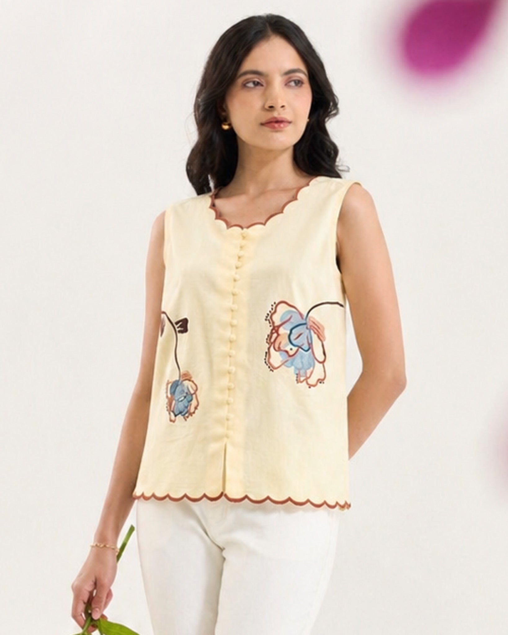 Butter Bloom Top