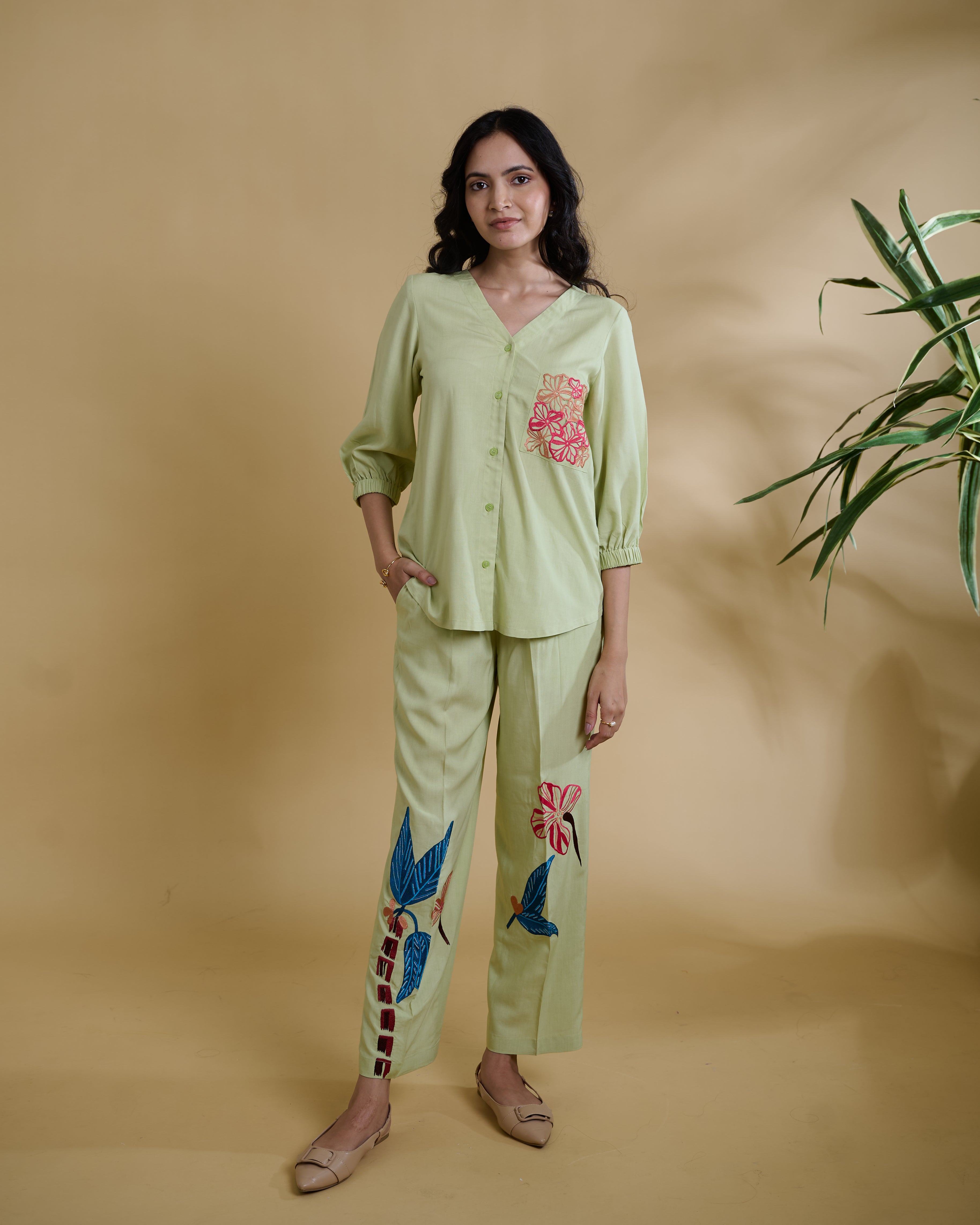 Tropical Bloom Co-ord Set